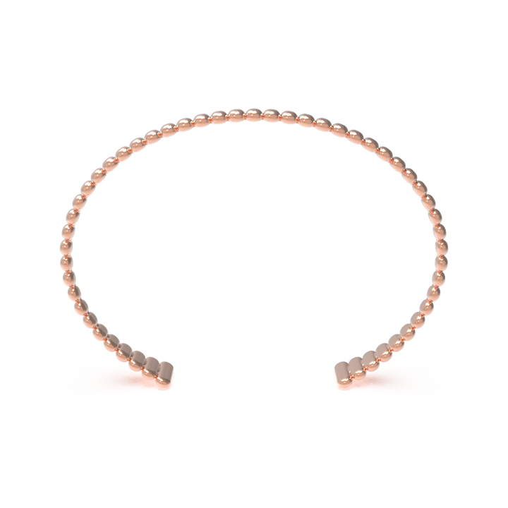 Leccornie Bangle Bracelet Rose Gold