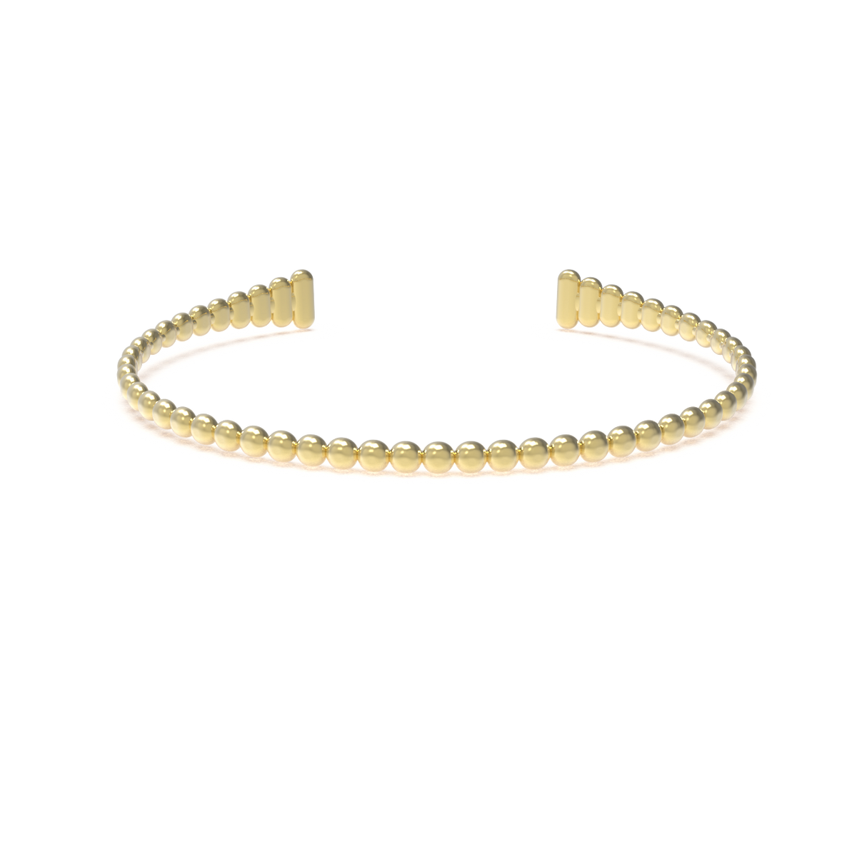 Leccornie Bangle Bracelet Yellow Gold
