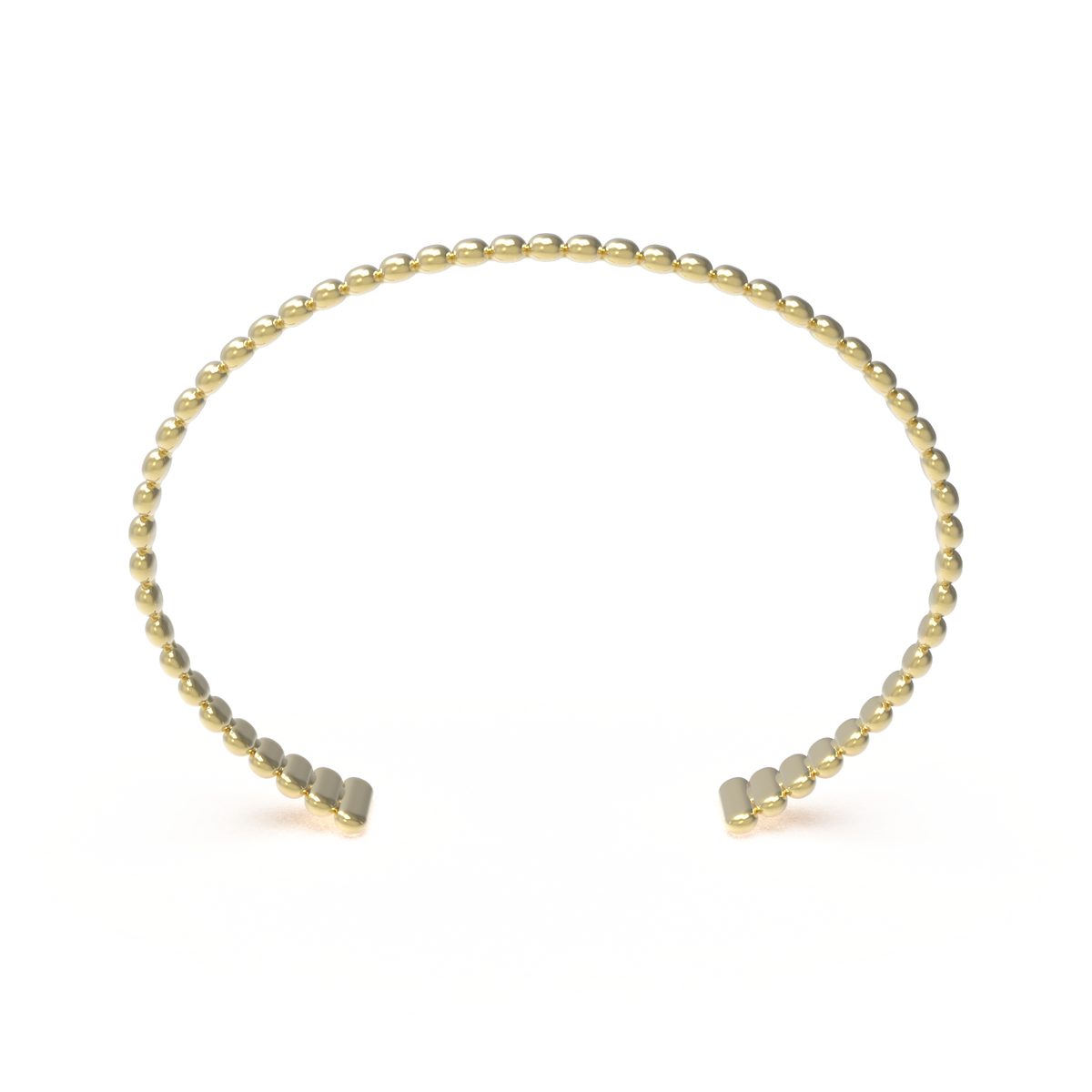 Leccornie Bangle Bracelet Yellow Gold