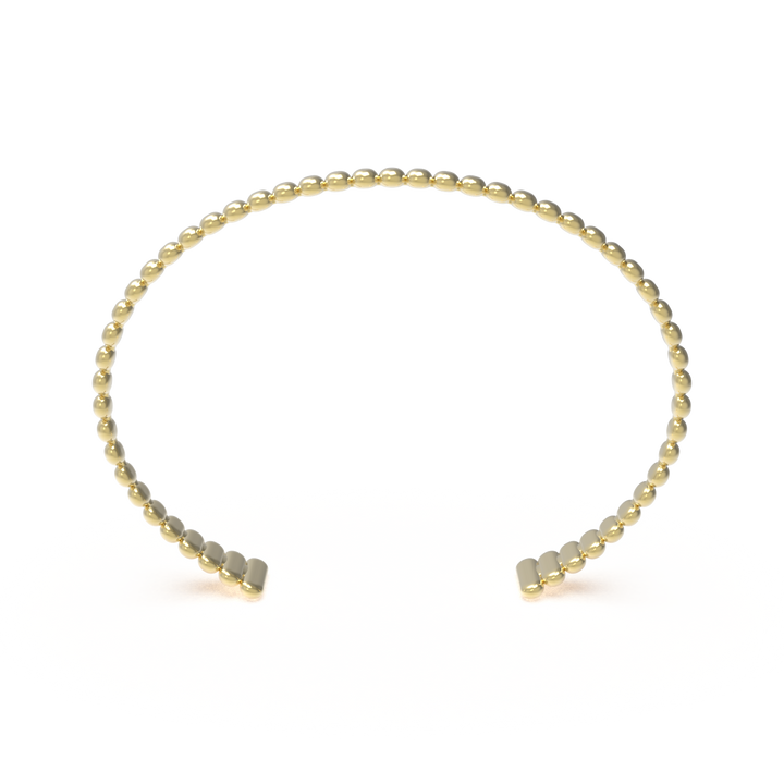 Leccornie Bangle Bracelet Yellow Gold