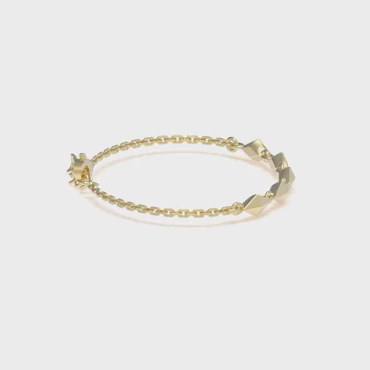 insieme hiems yellow gold bracelet