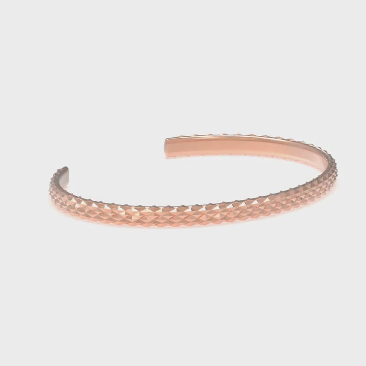 insieme hiems rose gold bracelet