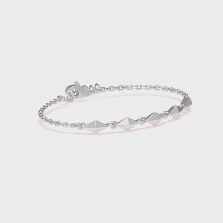 insieme hiems white gold bracelet